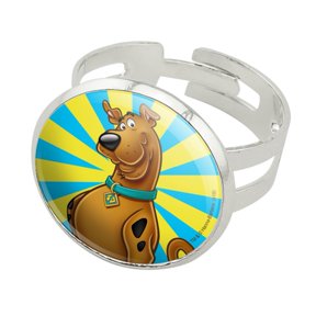 Scooby-Doo Character Silver Plated Adjustable Novelty Ring