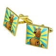 thumbnail image 1 of Scooby-Doo Character Square Cufflink Set - Silver or Gold, 1 of 6