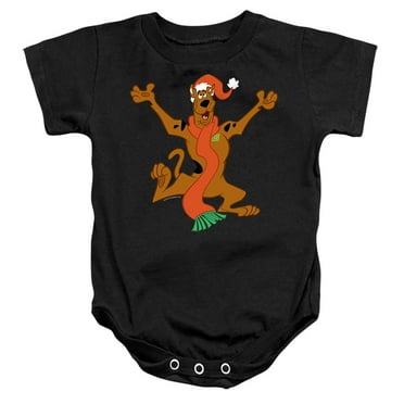 Scooby Doo! Christmas Hugs Unisex Infant Snap Suit for Baby (24 Months) Black
