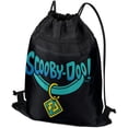 thumbnail image 1 of Scooby Doo Collar Drawstring Backpack Sports Bag Sackpack 17" x 13", Perfect for Gym, Yoga or Practice, 1 of 5