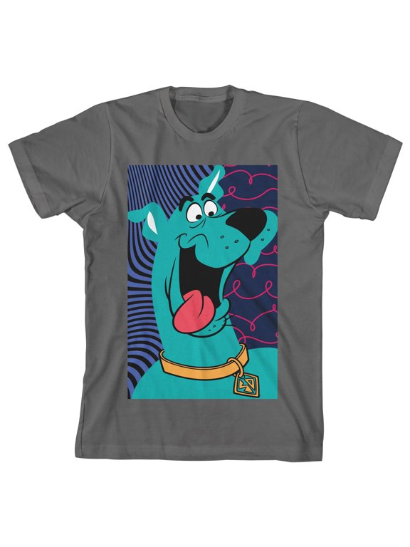 Scooby Doo Color Switch Scooby Boy's Charcoal T-shirt-Medium