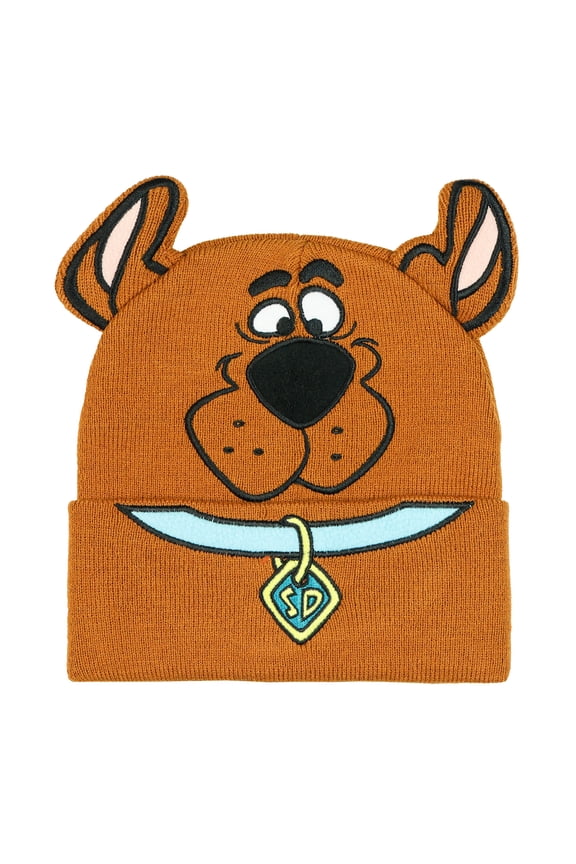 Scooby Doo Costume Hat Beanie Embroidered Scooby Original Cartoon Network Face