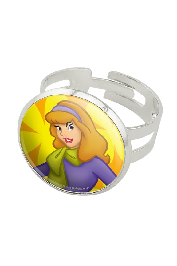 Scooby Doo Daphne Character Silver Plated Adjustable Novelty Ring