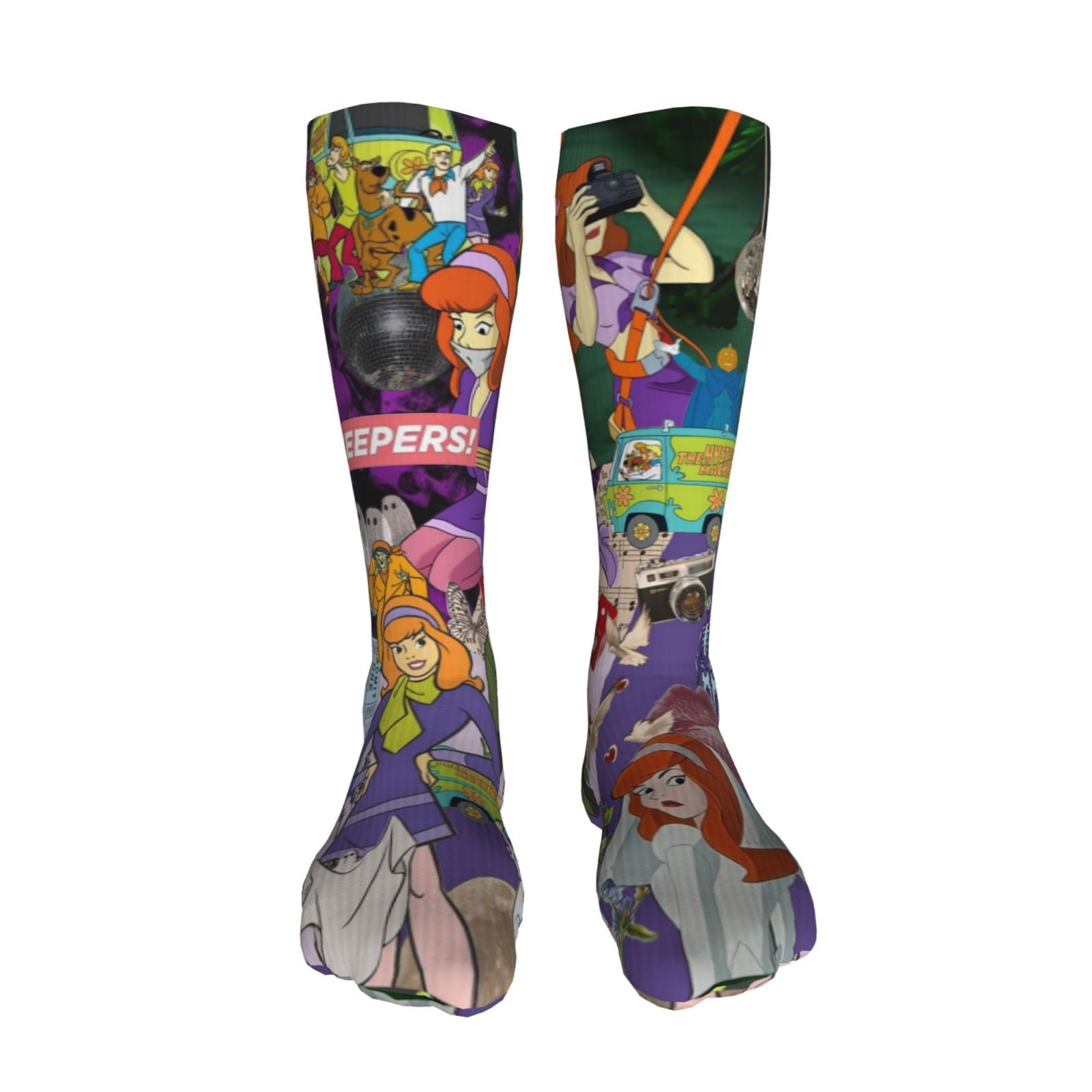 Scooby Doo Daphne Unisex Long Knee Thigh Compression Crew Socks Men Women Casual Stockings
