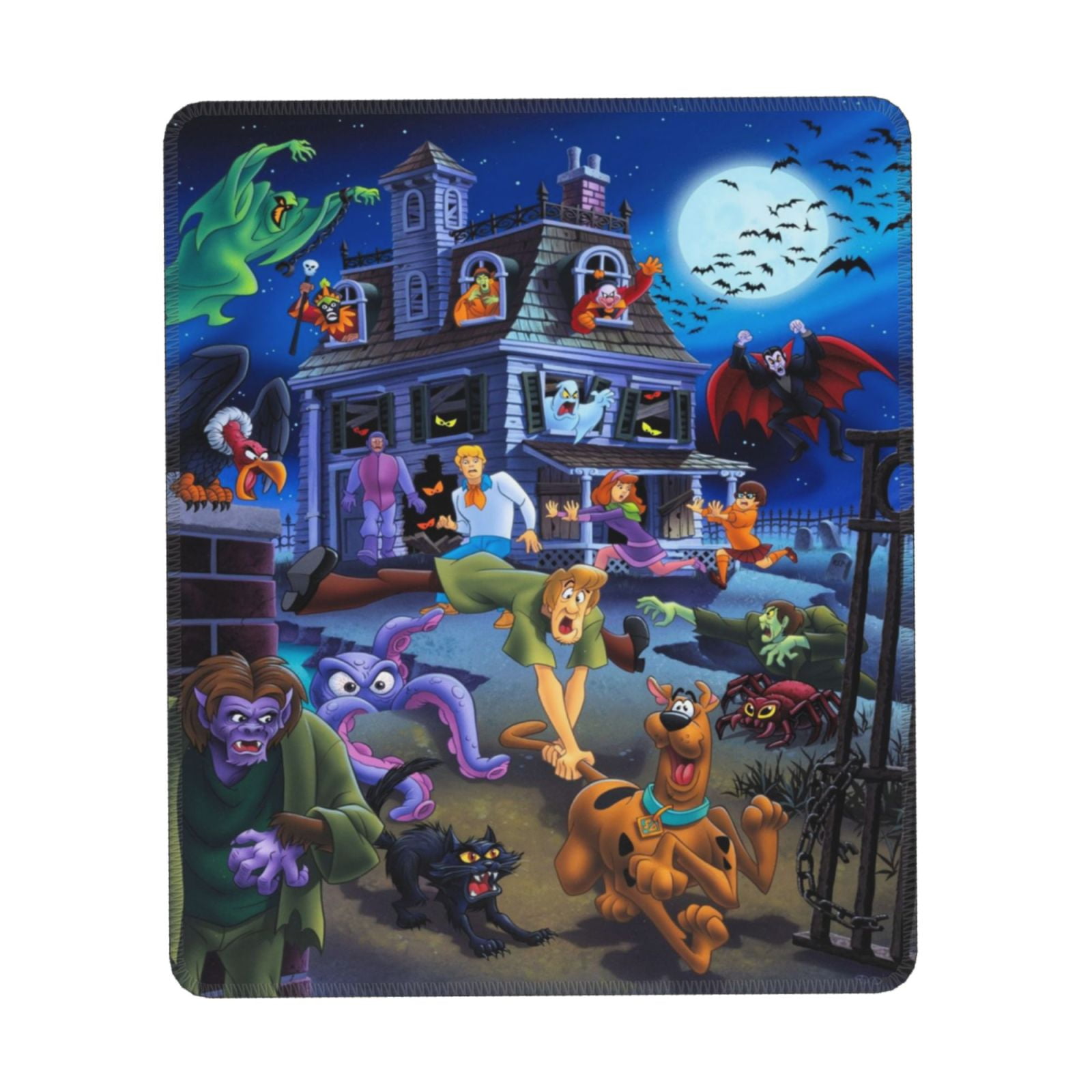 Scooby-Doo Desk Mat, Gaming Mouse Pad Mat with Non-Slip Base Stitched ...