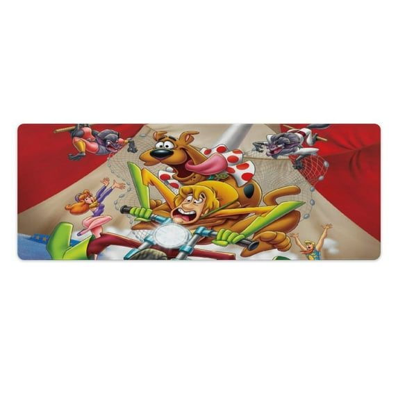 Scooby-Doo Desk Mat, Large Mouse Pad, Gaming Mousepad, Desk Pad, Big Extended Full Size Mouse Pad, Desktop Desk Matt for Keyboard, Laptop & Computer
