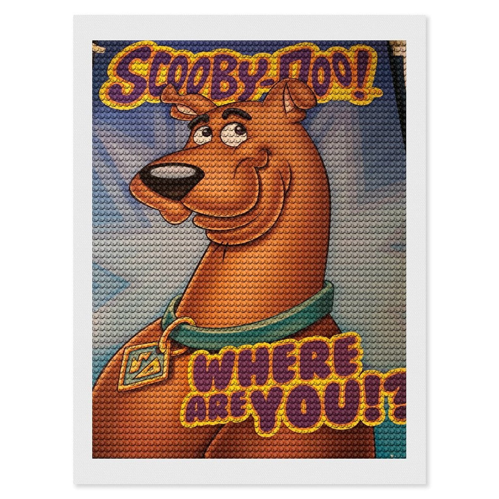 Scooby-Doo Diamond Art Kits for Adults 5D Diamond Art Kit Paint by ...