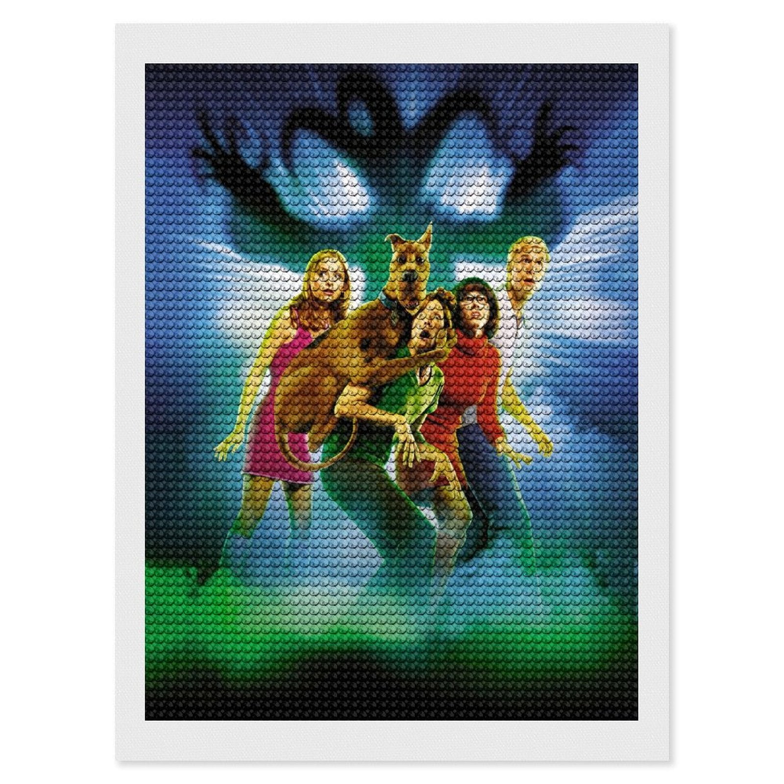 Scooby Doo Diamond Art Kits for Adults Cartoon 5D DIY Diamond Art Kits ...