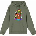 thumbnail image 1 of Scooby-Doo Dog With Shades Adult Olive Long Sleeve Hoodie-XXL, 1 of 3