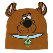 Scooby Doo Embroidered Face and Collar Design OSFM Costume Hat Beanie