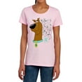 thumbnail image 1 of Scooby Doo Evolution of Scooby Doo Women's T Shirt, Pink, 2X-Large, 1 of 6