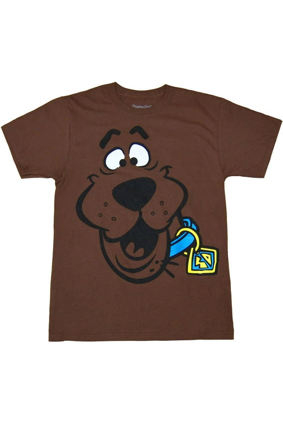 Scooby Doo Face Adult T-Shirt