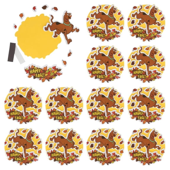 Scooby-Doo! Fall Leaf Pile Foam Magnet Craft Kit Makes 12