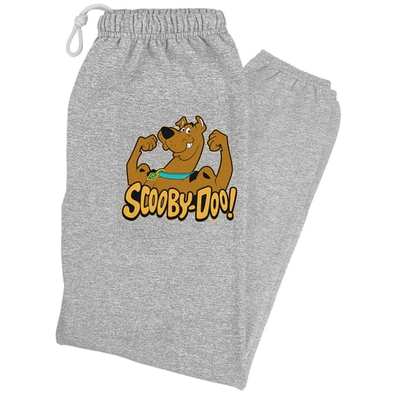Scooby Doo! Flex Unisex Jogger Sweatpants for Men and Women, Athletic Heather, 2X-Large