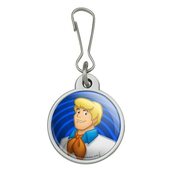 Scooby-Doo Fred Character Jacket Handbag Purse Luggage Backpack Zipper Pull Charm