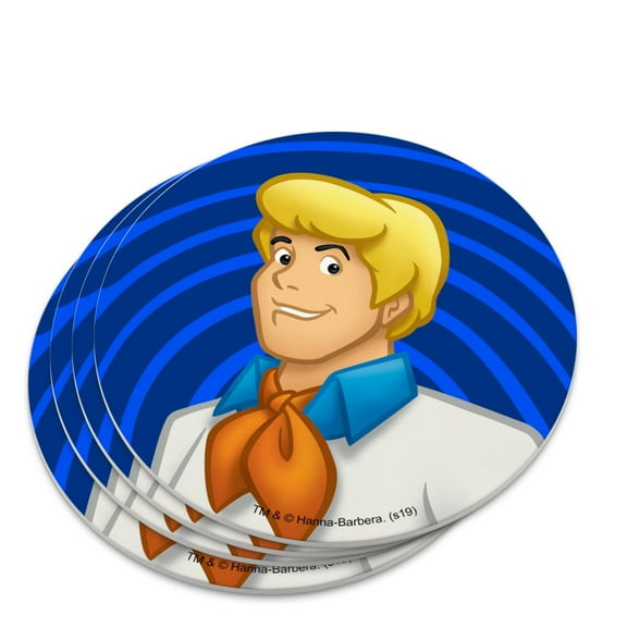 Scooby-Doo Fred Character Novelty Coaster Set
