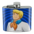 thumbnail image 1 of Scooby-Doo Fred Character Stainless Steel 5oz Hip Drink Kidney Flask, 1 of 4
