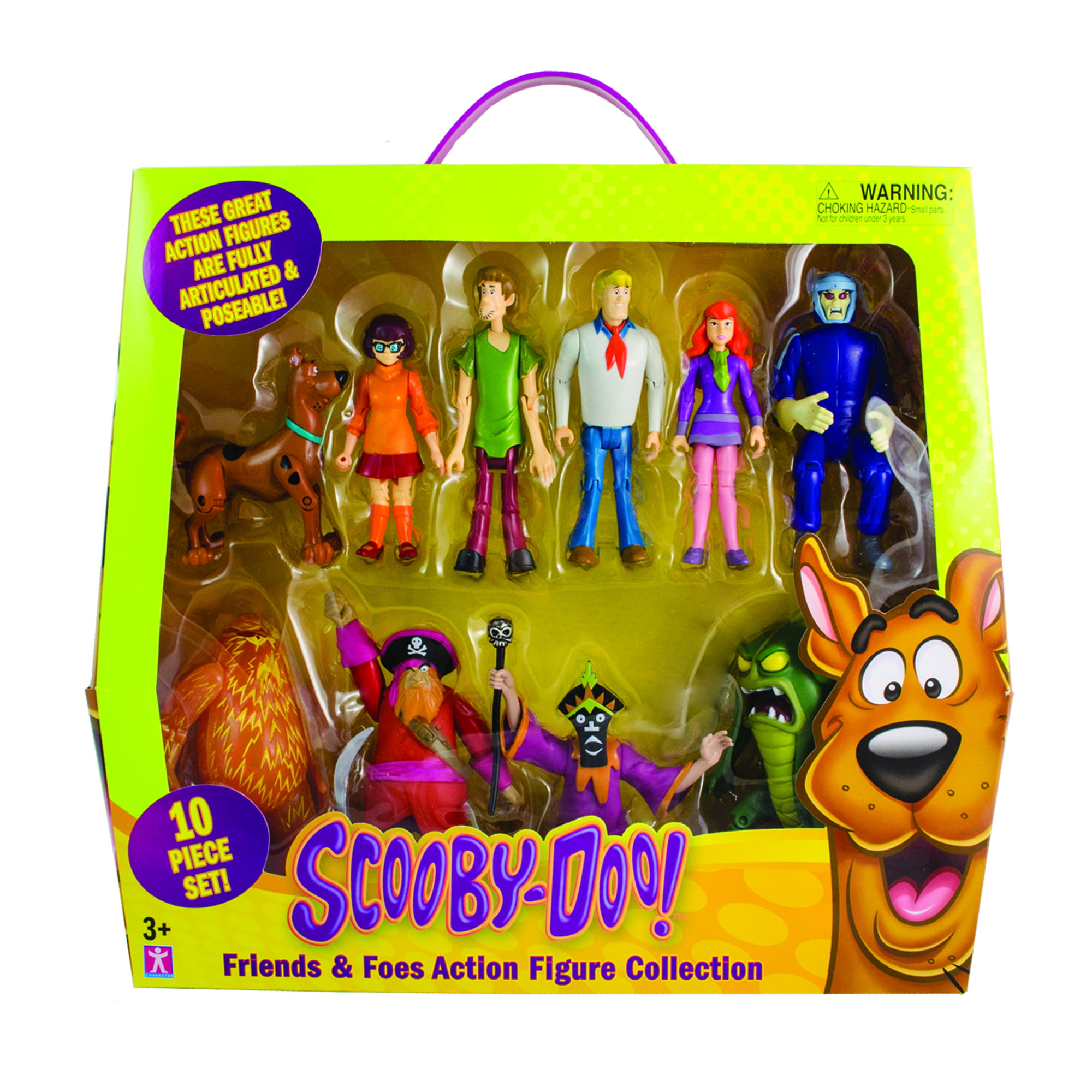 Nice Lot of 4 Scooby Doo Mystery Gang Fred Scooby Velma & Shaggy Action  Figures