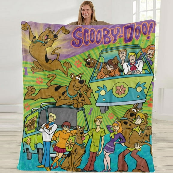 Scooby Doo Gifts Present Merch for Teen Girls Men Boys Music Fans Bedroom Decorations 50x60 in