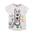 thumbnail image 1 of Scooby Doo Girls Dog T-Shirt Gray Sizes 3T-10, 1 of 2