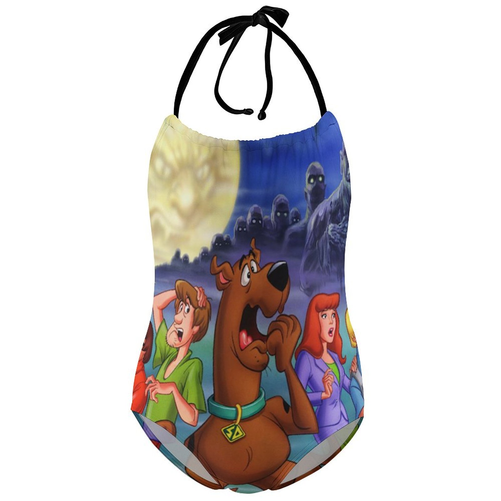 Scooby Doo Girls One Piece Swimsuits Quick Dry Bathing Suit Swimwear ...