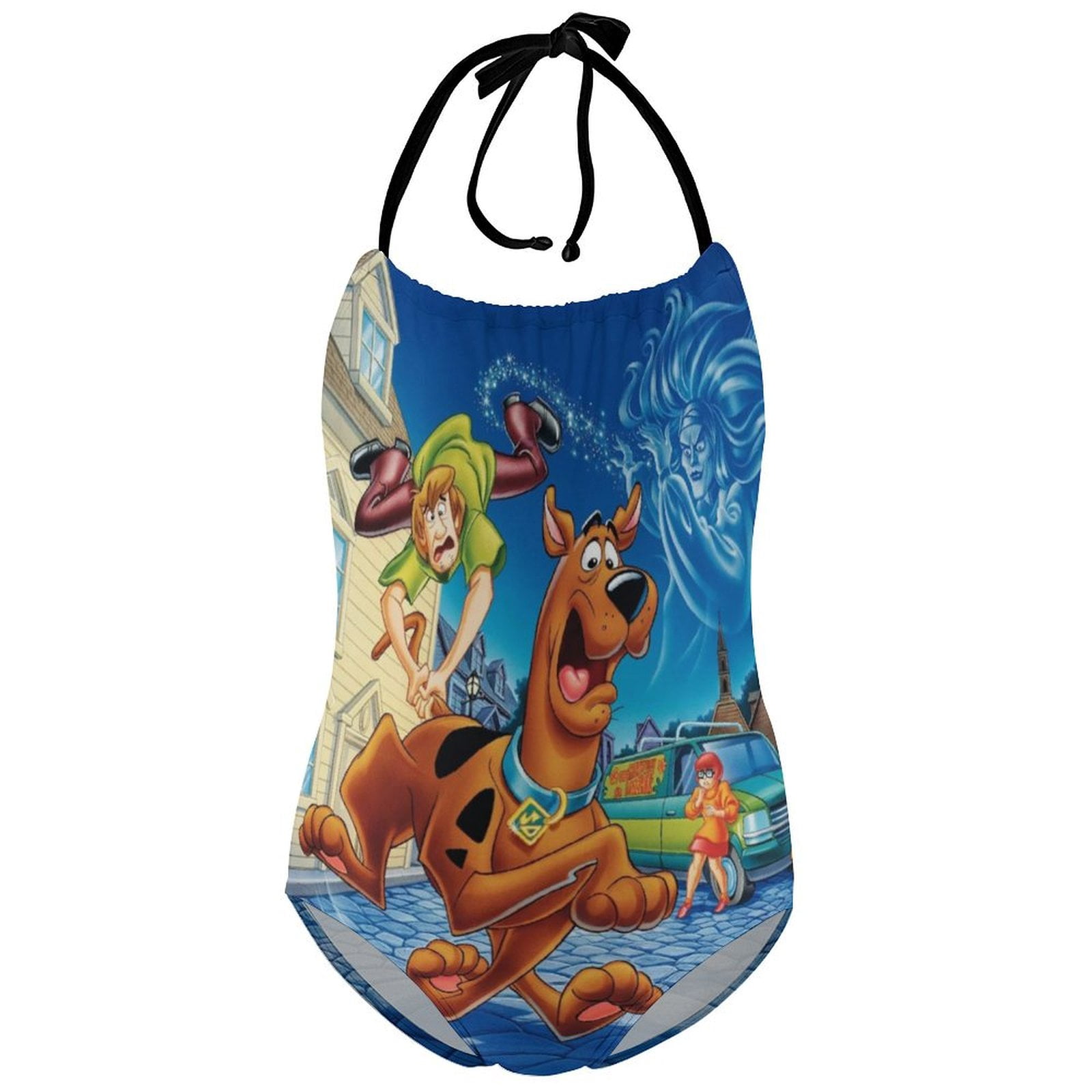 Scooby Doo Girls One Piece Swimsuits Quick Dry Bathing Suit Swimwear ...