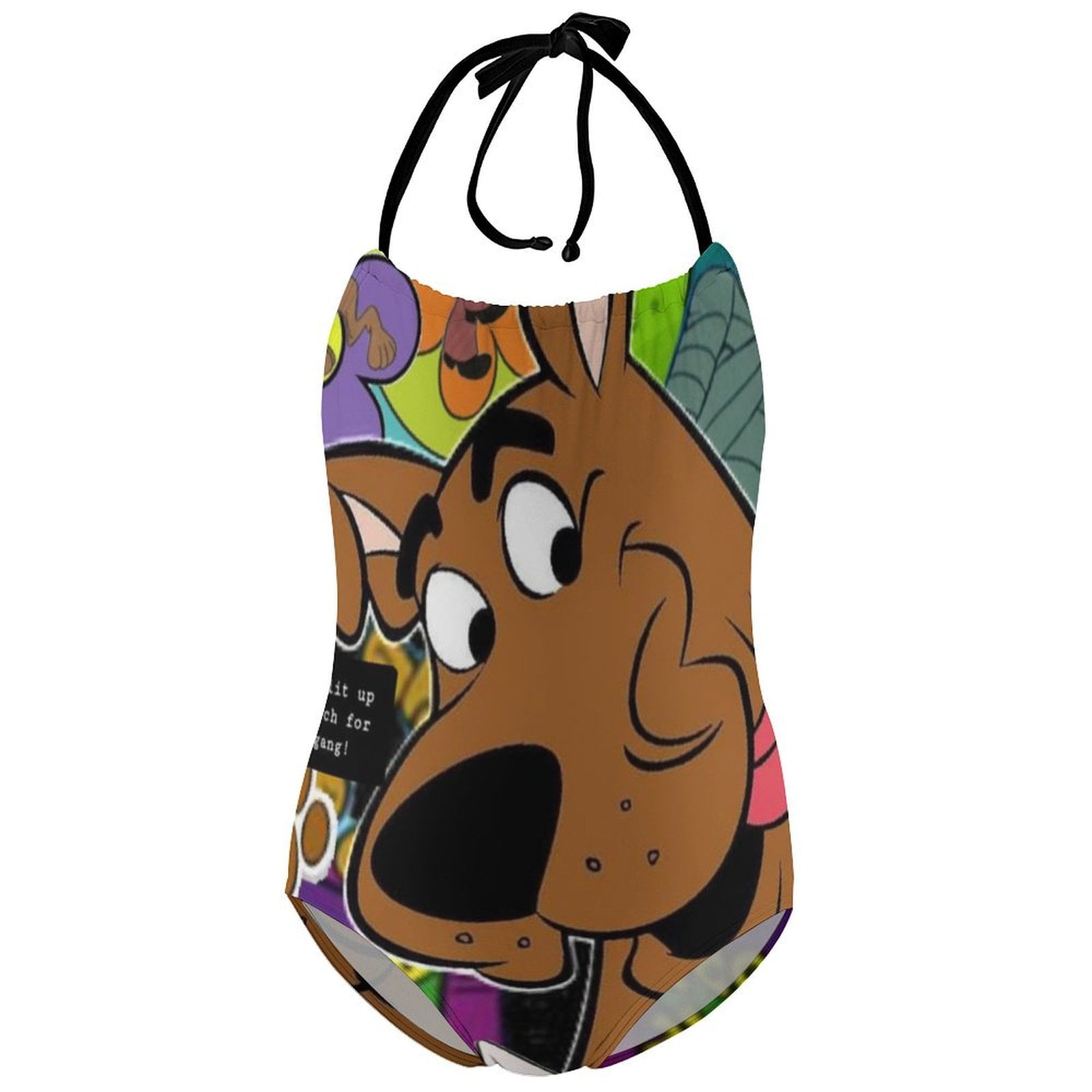 Scooby Doo Girls One Piece Swimsuits Quick Dry Bathing Suit Swimwear ...