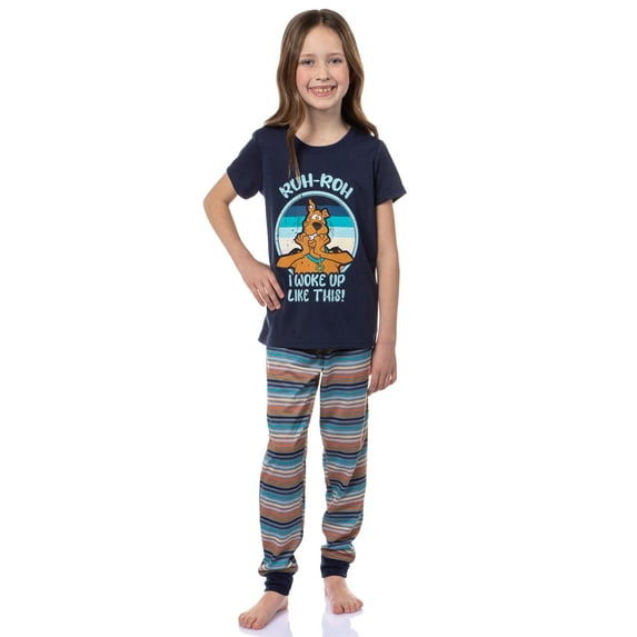 Scooby-Doo Girls' Ruh Roh I Woke Up Like This Jogger Sleep Pajama Set