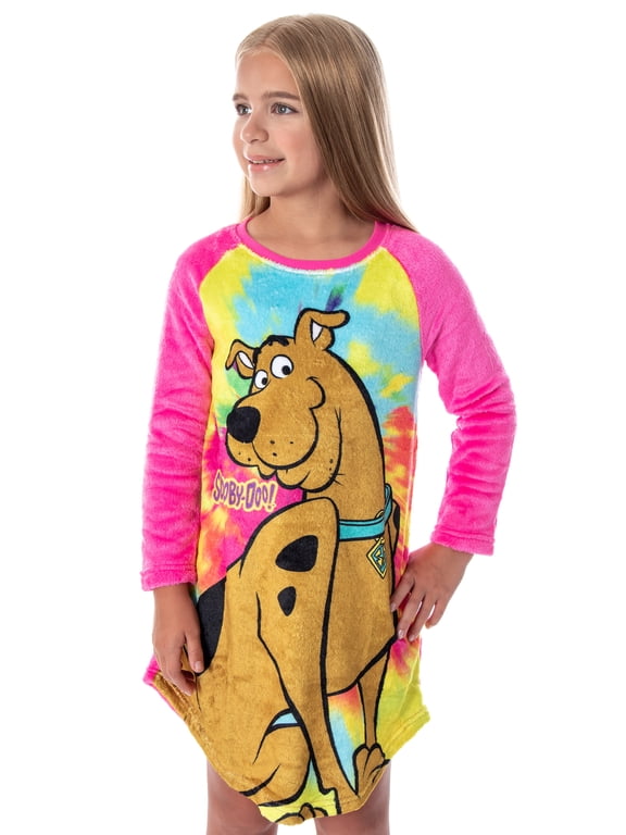 Scooby Doo Girls Tie-Dye Nightgown Pajamas