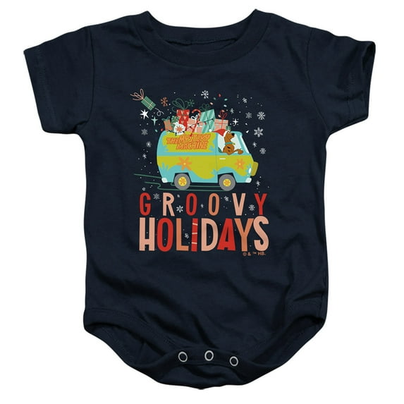 Scooby Doo! Goovy Holidays Christmas Unisex Infant Snap Suit for Baby
