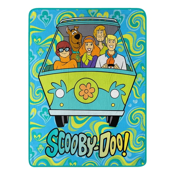 Scooby Doo Groovy Baby Kids Micro Raschel Throw Blanket