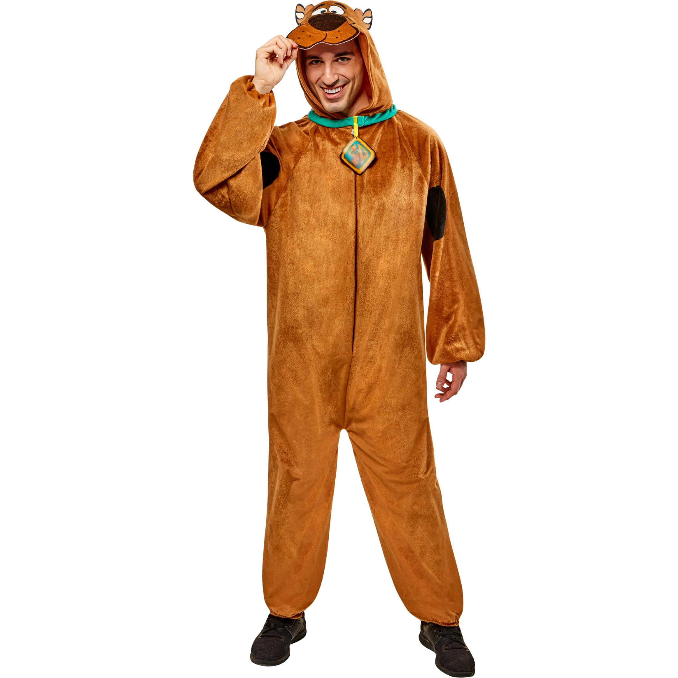 Scooby Doo Halloween Costume for Adults, Men's Size XL (40/42), by Rubies