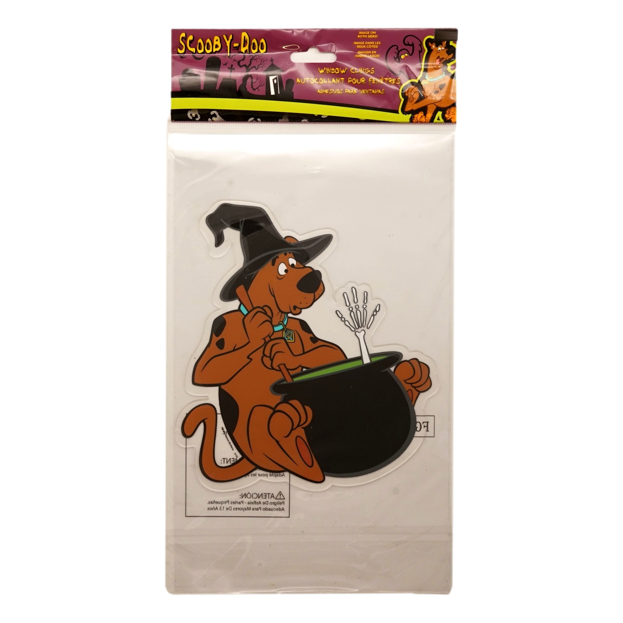 ScoobyDoo Halloween Window Cling (10 x 6 in) Doublesided Gel Decal