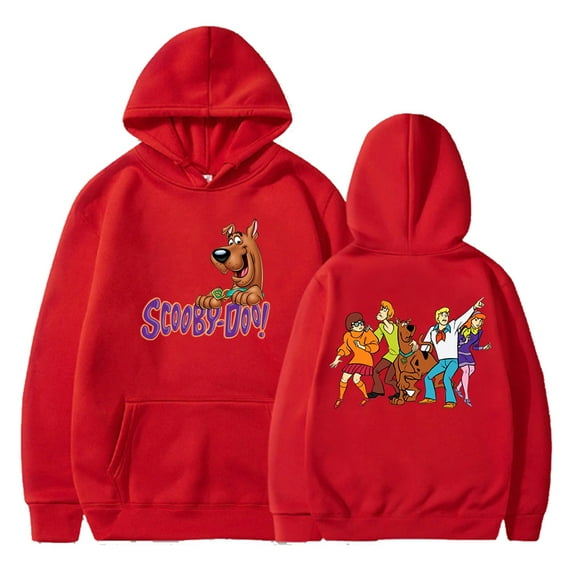 Scooby Doo Hoodie Cartoon Graphic Long Sleeve Streetwear Women Men Hooded Sweatshirt Funny Clothes