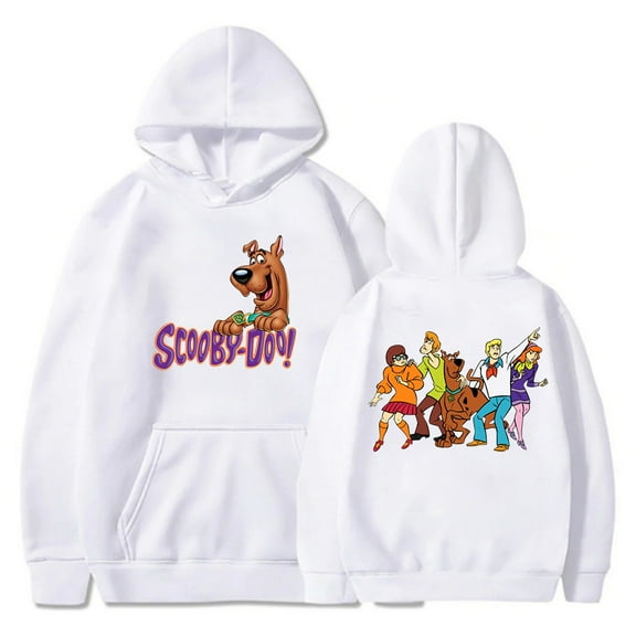 Scooby Doo Hoodie Cartoon Graphic Long Sleeve Streetwear Women Men Hooded Sweatshirt Funny Clothes