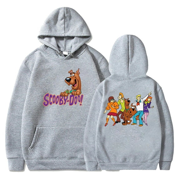 Scooby Doo Hoodie Cartoon Graphic Long Sleeve Streetwear Women Men Hooded Sweatshirt Funny Clothes