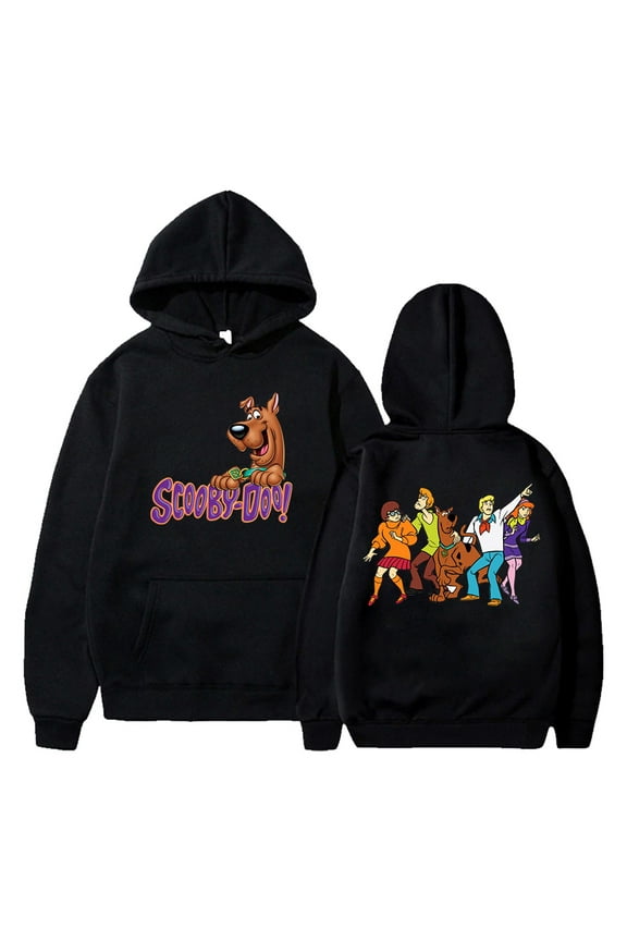 Scooby Doo Hoodie Cartoon Graphic Long Sleeve Streetwear Women Men Hooded Sweatshirt Funny Clothes