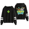 thumbnail image 1 of Scooby Doo Hoodie Pocketless Parallel Bars Sleeve Streetwear Women Men Hooded Sweatshirt Cartoon Clothes, 1 of 3