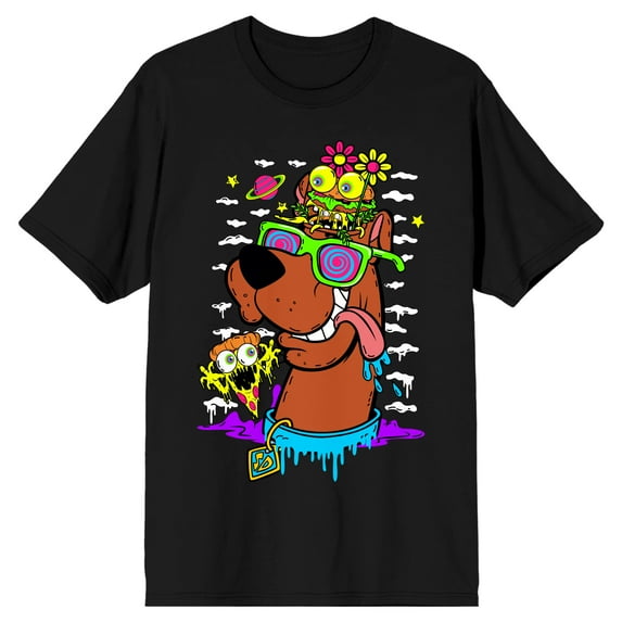 Scooby Doo Hunger Vision Men's Black T-shirt-3X-Large