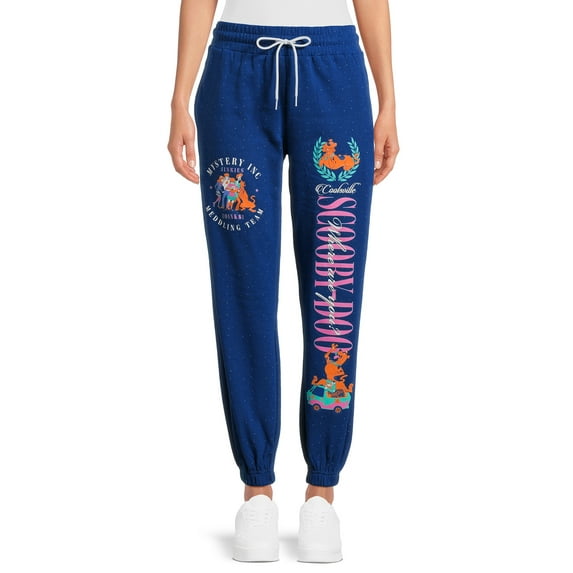 Scooby Doo Juniors’ Graphic Jogger Pants, Sizes XS-XXXL