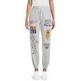 thumbnail image 1 of Scooby-Doo Juniors Graphic Patches Jogger Pants, 28” Inseam, XS-XXXL, 1 of 5
