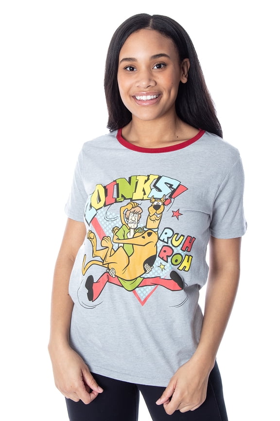 Scooby-Doo Juniors Zoinks Ruh Roh Ringer T-Shirt