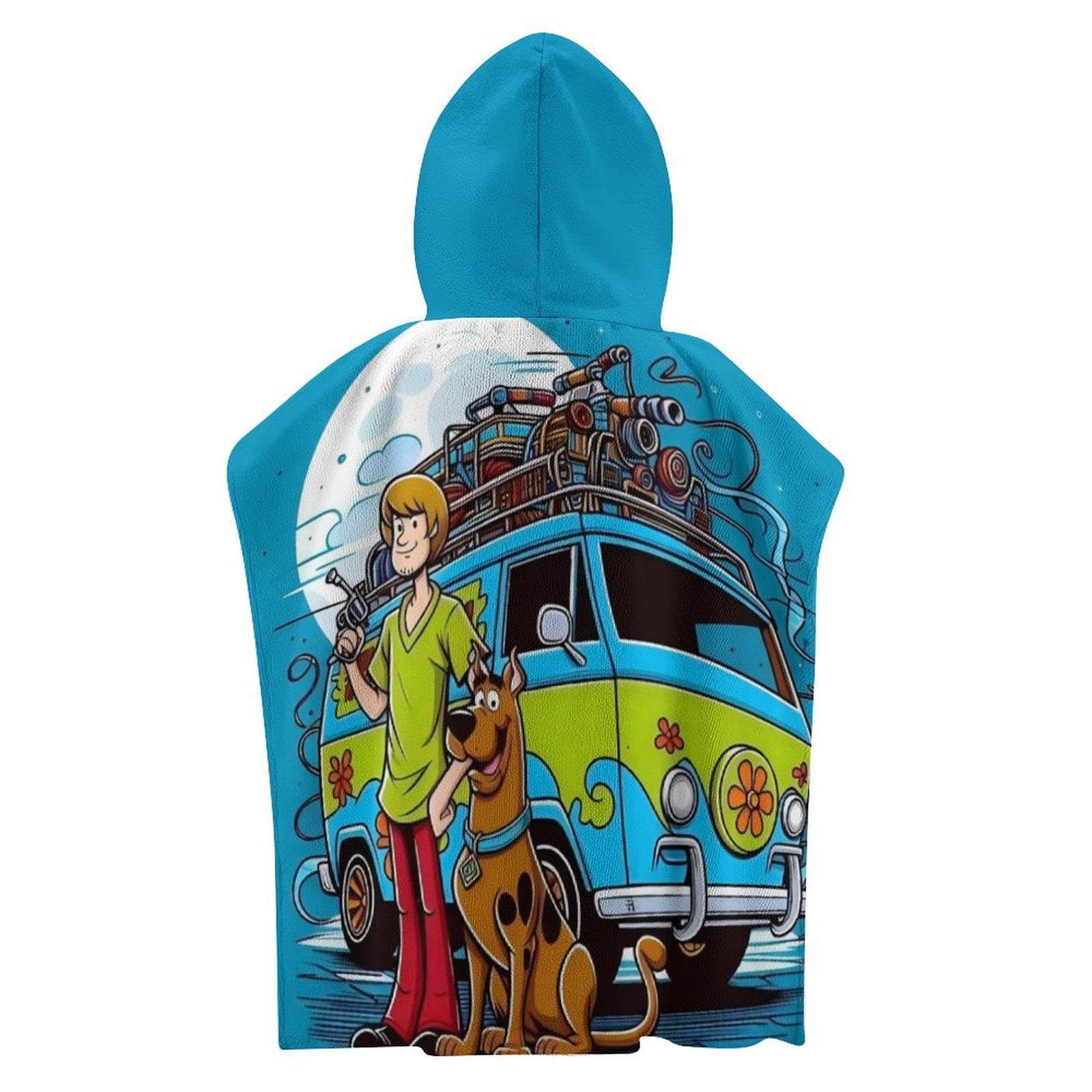 Scooby-Doo Kids Bath Hooded Towel Wrap Suitable for bathroom and