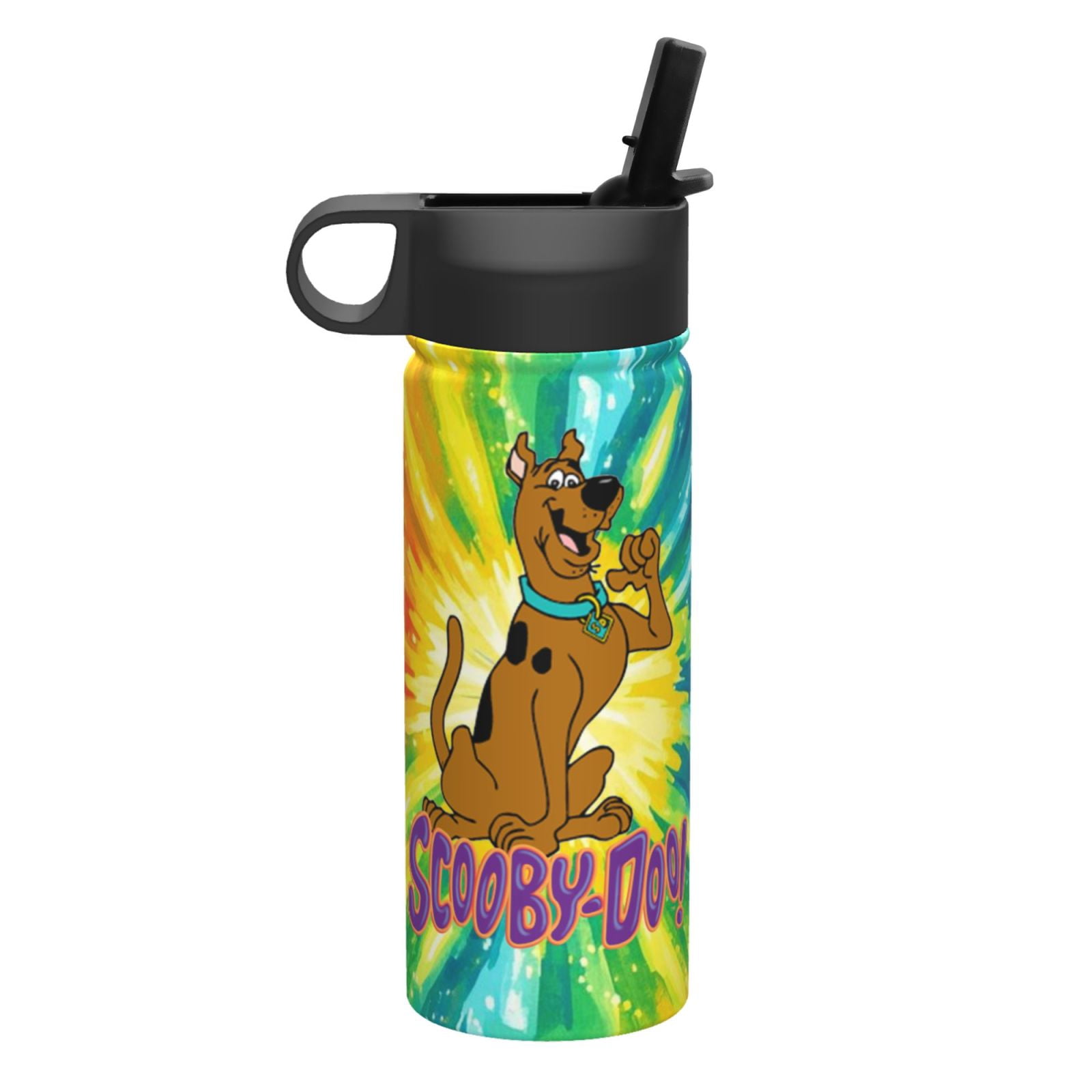 Scooby Doo Kids Insulated Water Bottle With Straw 18 Oz Stainless scooby-doo-kids-insulated-water-bottle-with-straw-18-oz-stainless