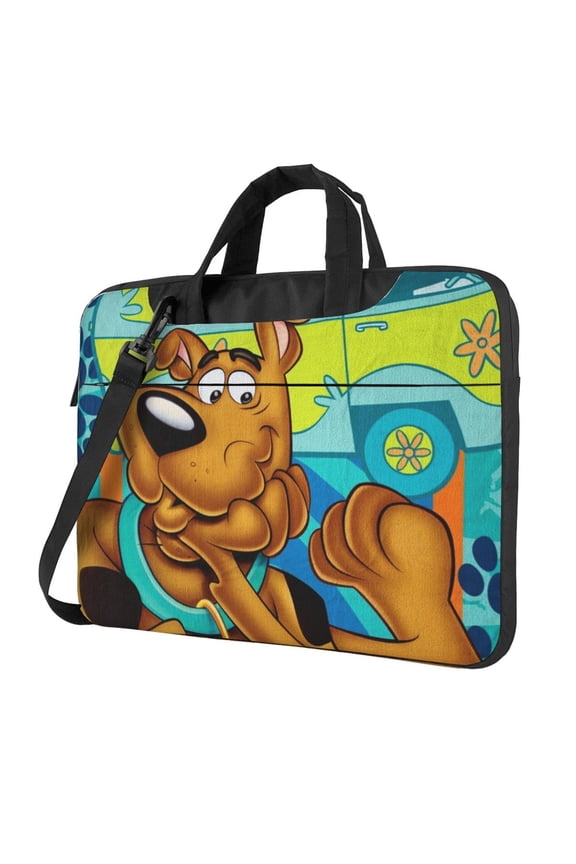 Scooby-Doo Laptop Bag Laptop Case Computer Notebook Briefcase Messenger Bag With Adjustable Shoulder Strap 15.6 Inch
