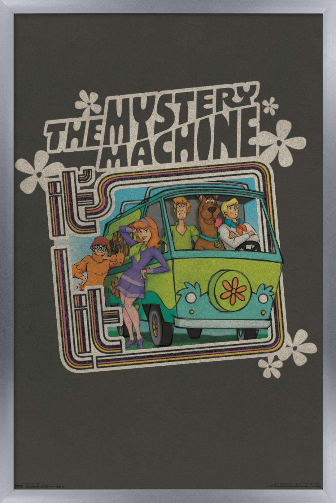 Scooby-Doo - Lit Wall Poster, 14.725" x 22.375", Framed