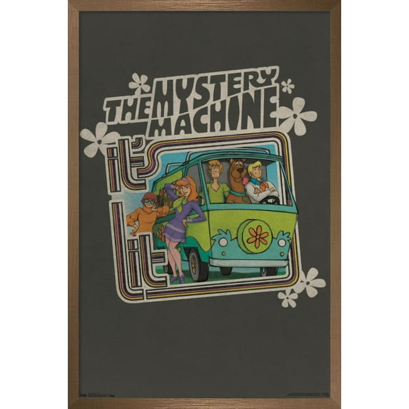 Scooby-Doo - Lit Wall Poster, 14.725" x 22.375", Framed