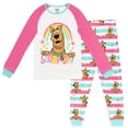 thumbnail image 1 of Scooby-Doo Little Girls Pajama Shirt & Pajama Pants Pink 7-8, 1 of 5