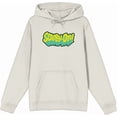 thumbnail image 1 of Scooby-Doo Logo Title Adult Sand Long Sleeve Hoodie-Medium, 1 of 7