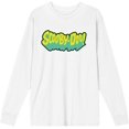 thumbnail image 1 of Scooby-Doo Logo Title Adult White Crew Neck Long Sleeve Tee-Medium, 1 of 3